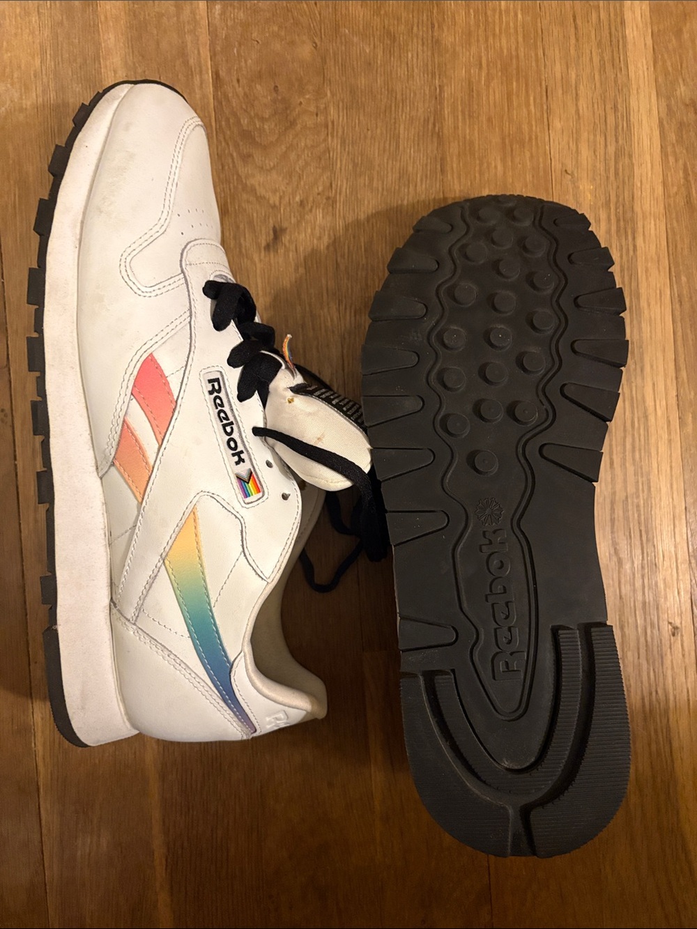 Reebok Pride Sneakers with Rainbow Accents